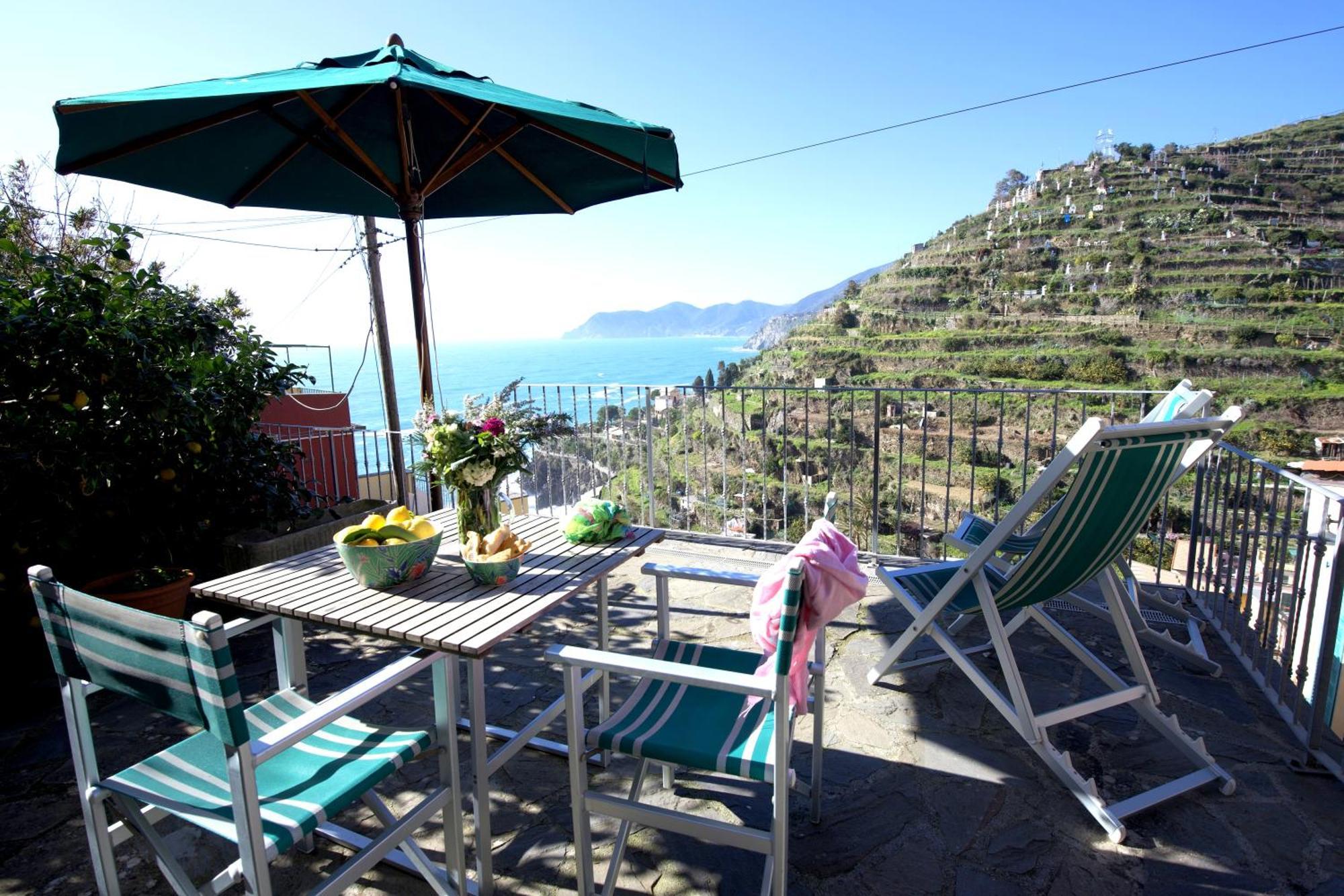 Aria Di Mare, Manarola - Camere Con Vista Mare! Ngoại thất bức ảnh